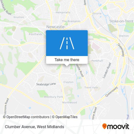 Clumber Avenue map
