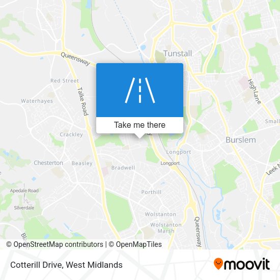 Cotterill Drive map