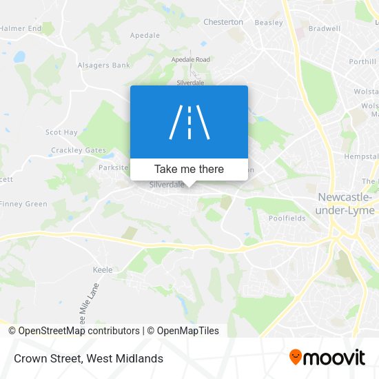 Crown Street map