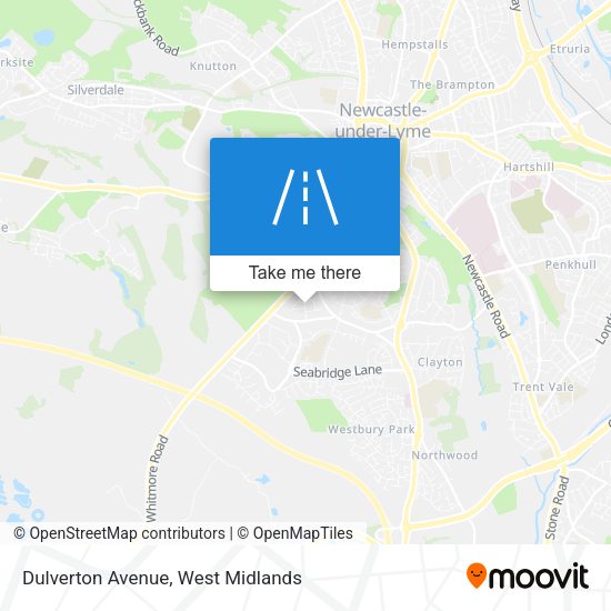 Dulverton Avenue map