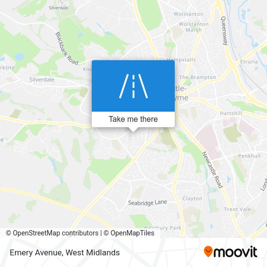 Emery Avenue map