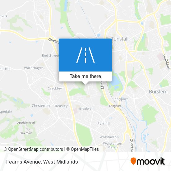 Fearns Avenue map
