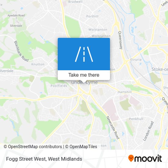 Fogg Street West map