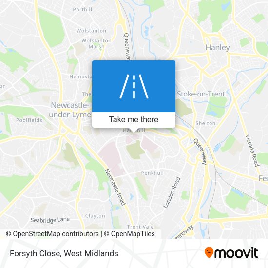 Forsyth Close map