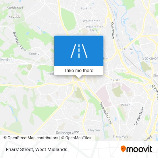 Friars' Street map