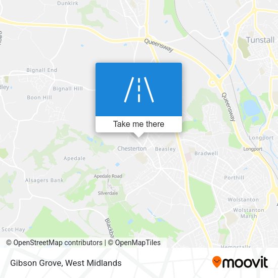 Gibson Grove map