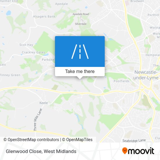 Glenwood Close map