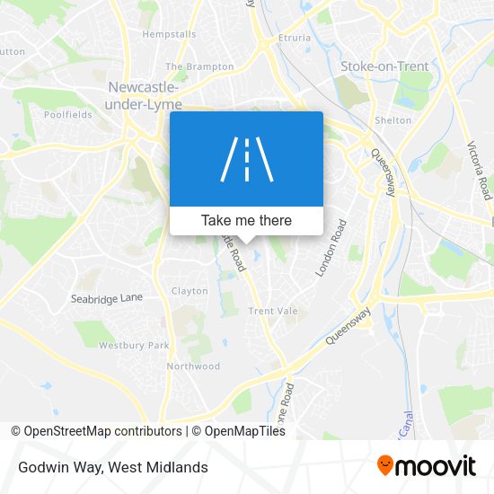 Godwin Way map