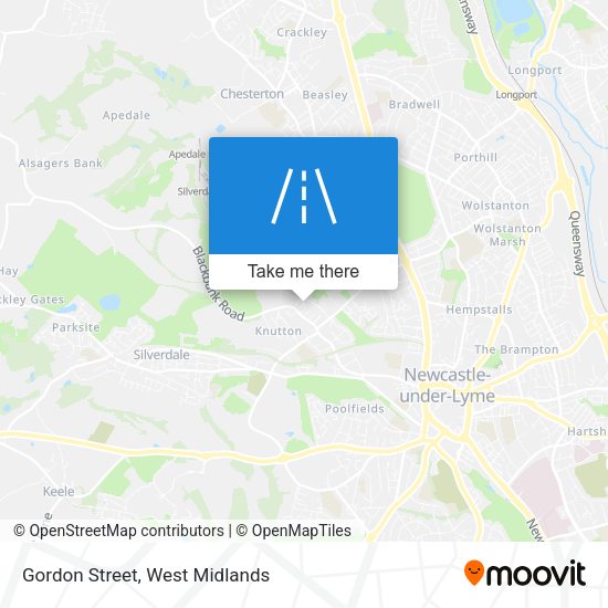 Gordon Street map
