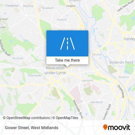 Gower Street map