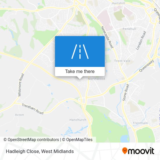 Hadleigh Close map