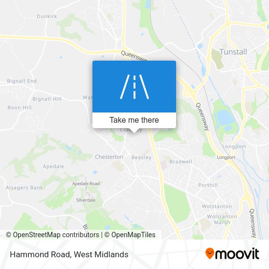 Hammond Road map