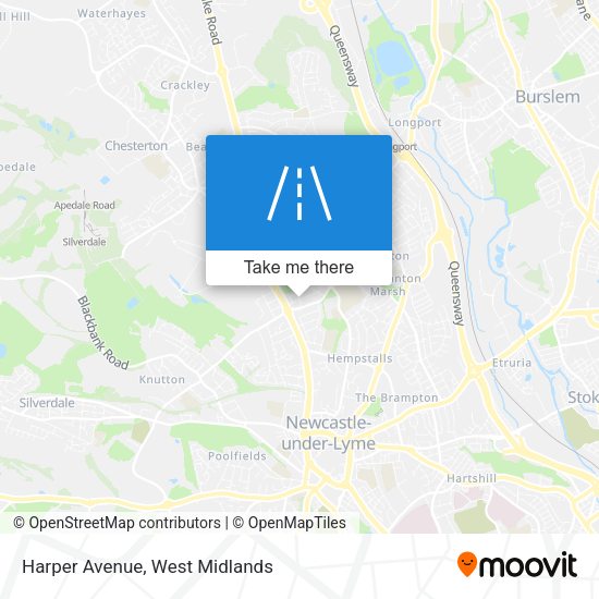 Harper Avenue map