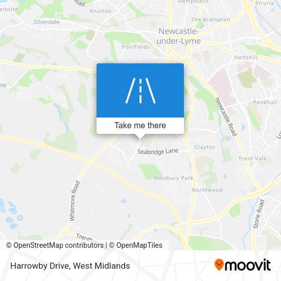 Harrowby Drive map