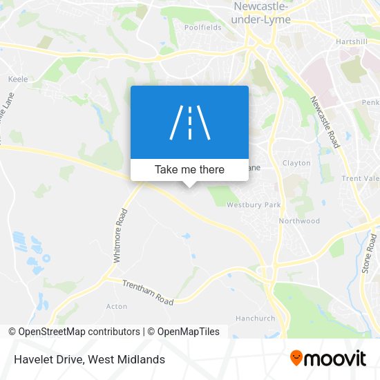 Havelet Drive map