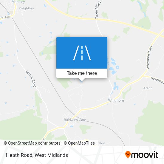 Heath Road map