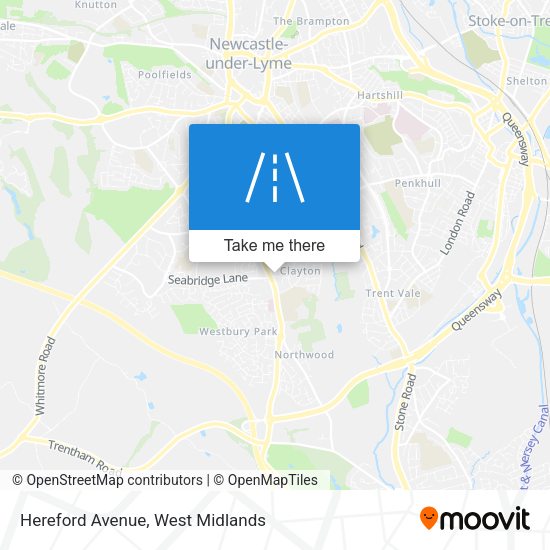 Hereford Avenue map