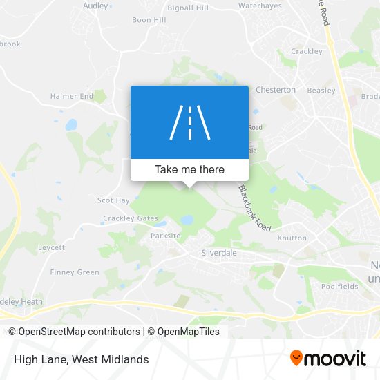 High Lane map