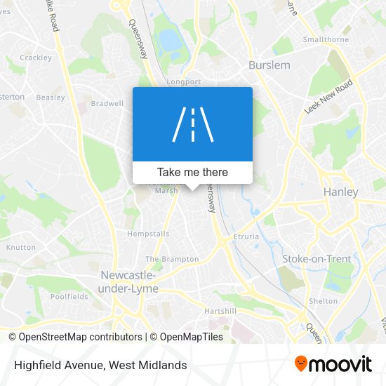 Highfield Avenue map