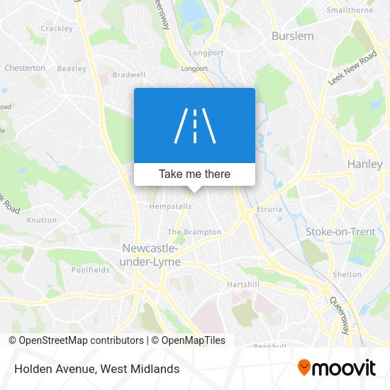 Holden Avenue map