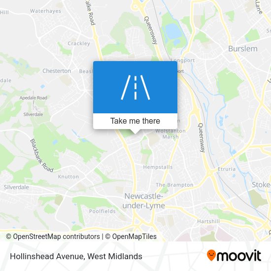 Hollinshead Avenue map