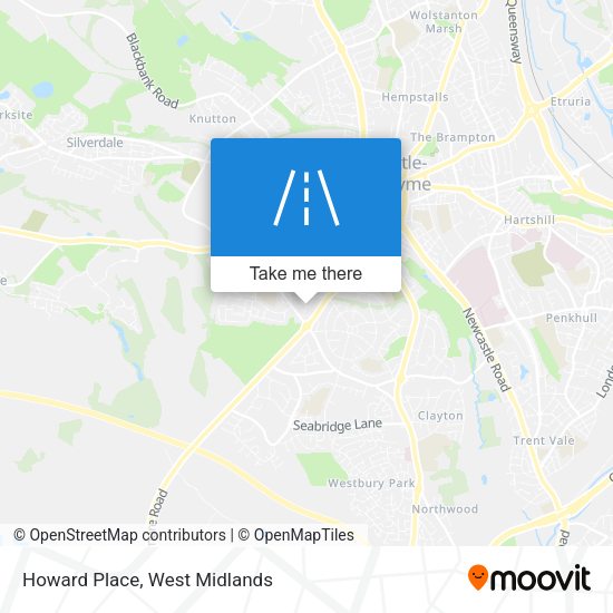 Howard Place map