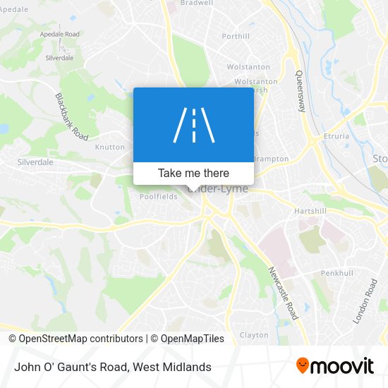 John O' Gaunt's Road map