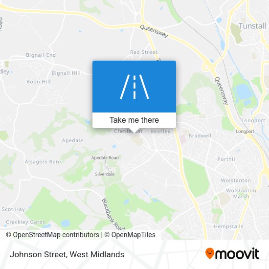 Johnson Street map