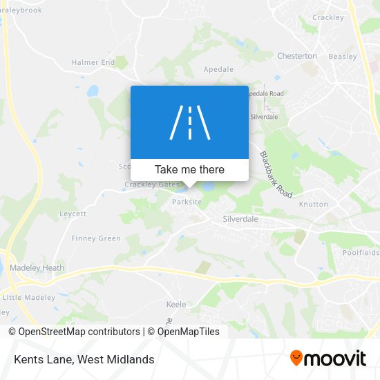 Kents Lane map