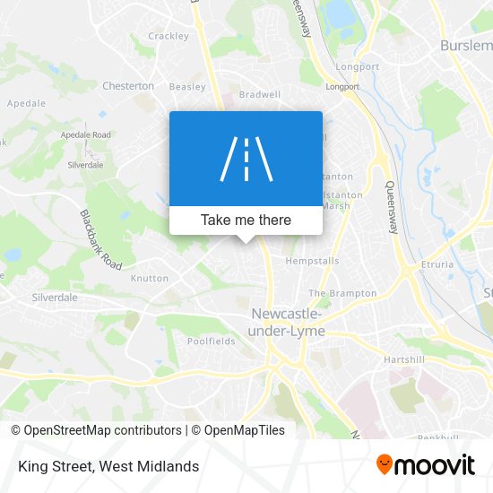 King Street map