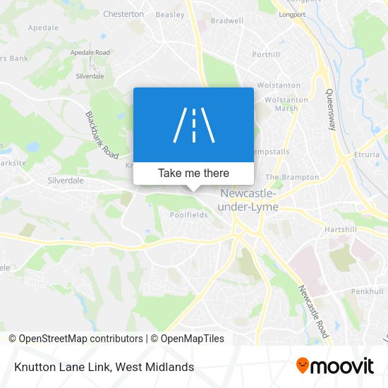 Knutton Lane Link map