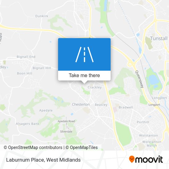 Laburnum Place map