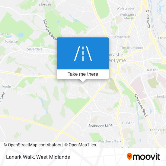 Lanark Walk map