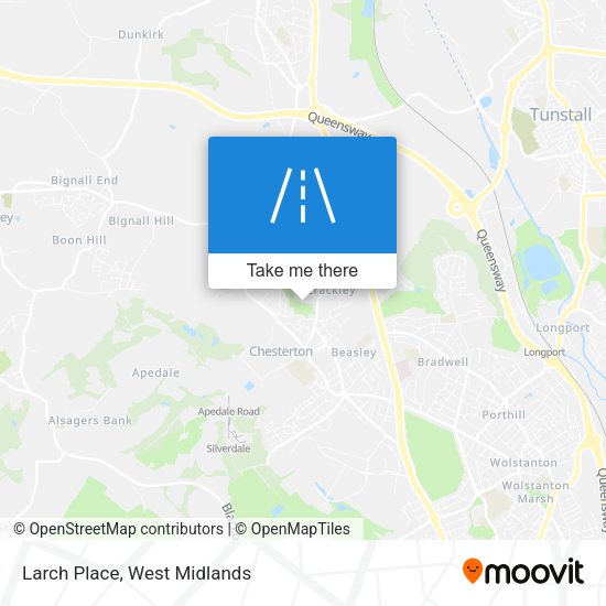 Larch Place map