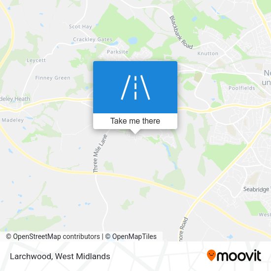 Larchwood map