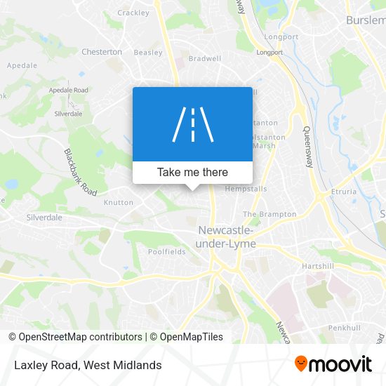 Laxley Road map