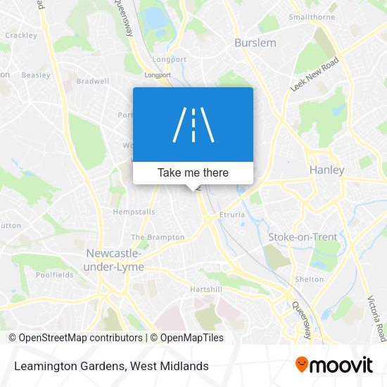Leamington Gardens map