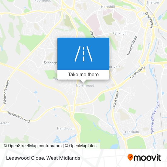 Leaswood Close map