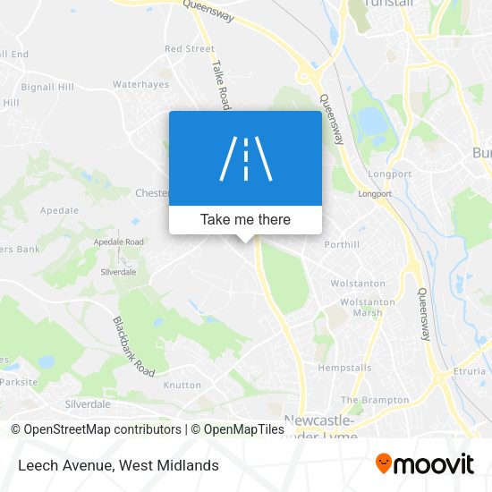 Leech Avenue map