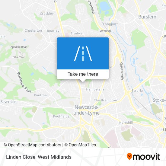 Linden Close map