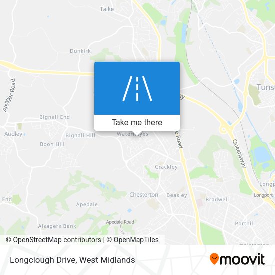 Longclough Drive map