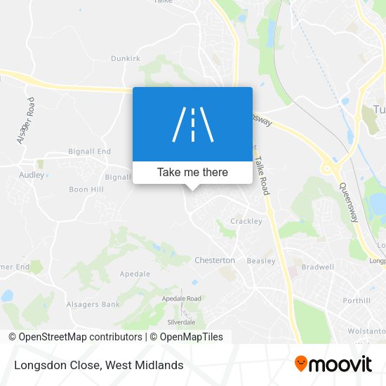 Longsdon Close map