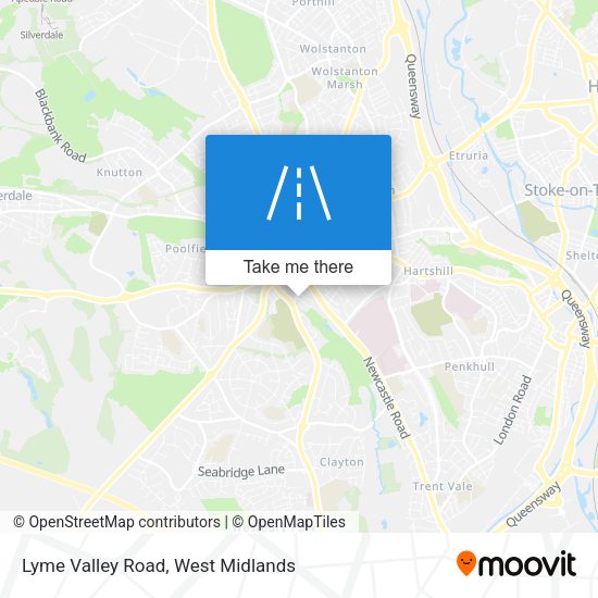 Lyme Valley Road map