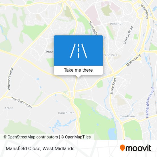 Mansfield Close map