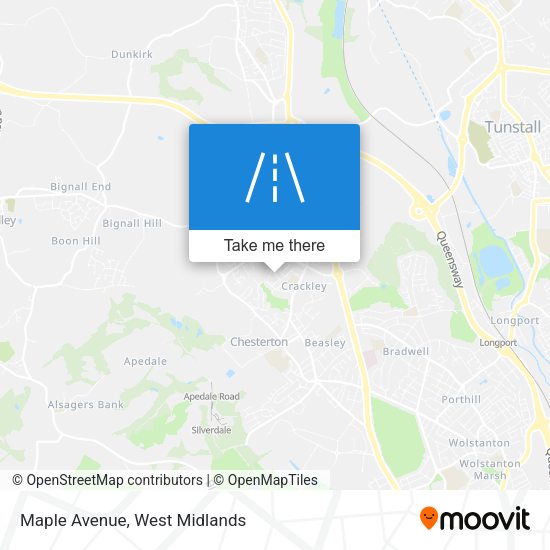 Maple Avenue map
