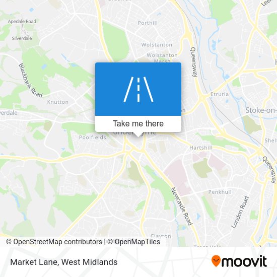 Market Lane map
