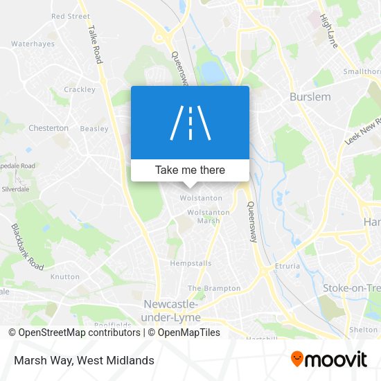 Marsh Way map