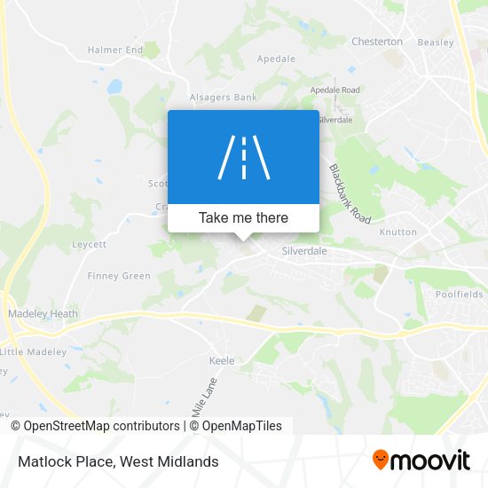 Matlock Place map