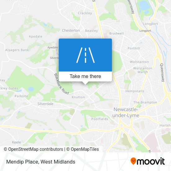 Mendip Place map
