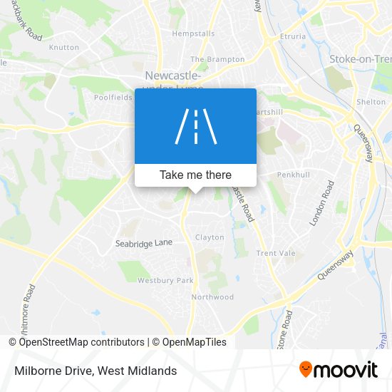 Milborne Drive map